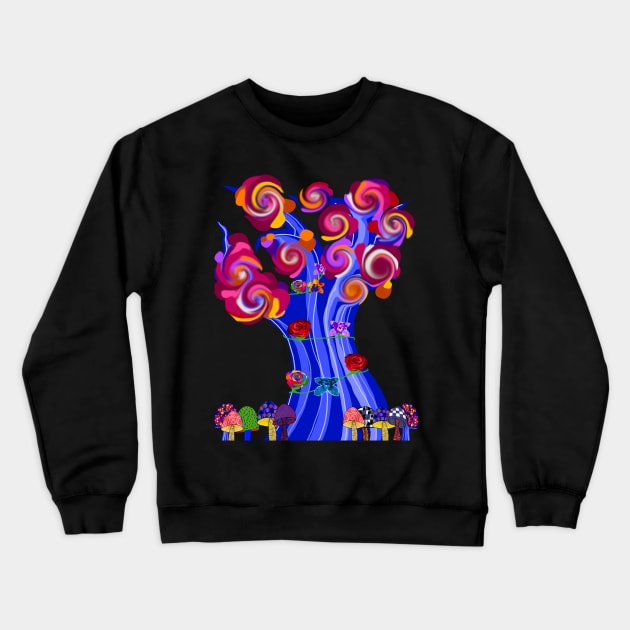 Giving tree Crewneck Sweatshirt by Orchid's Art